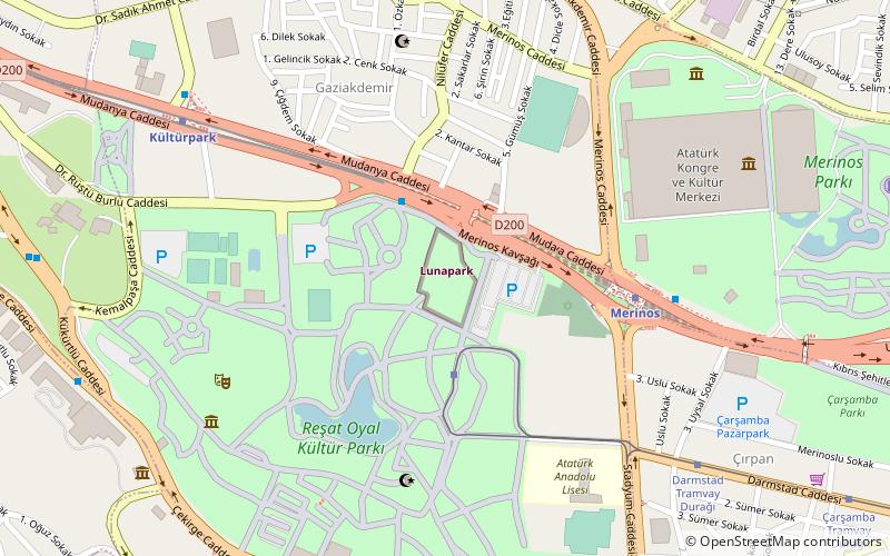 lunapark bursa location map