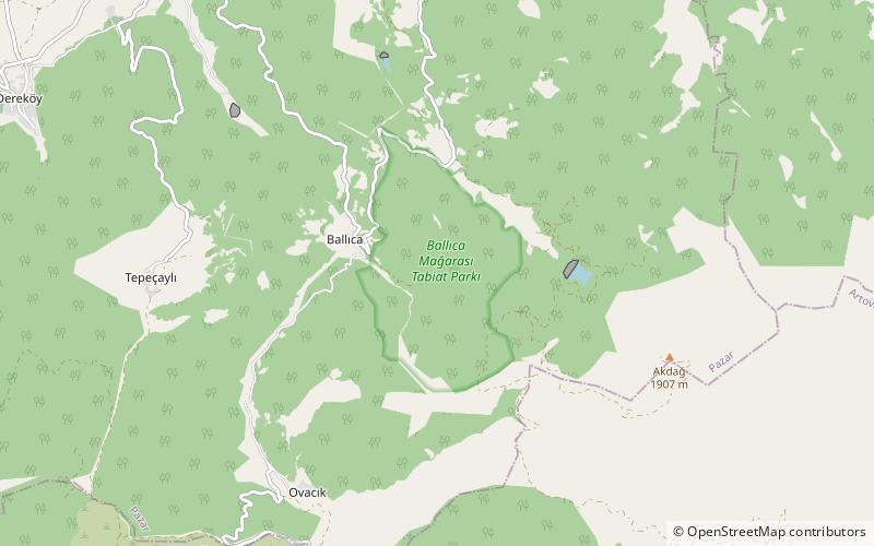 Ballıca Cave location map