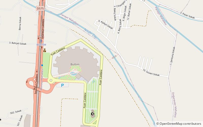 buttim park karting pisti bursa location map