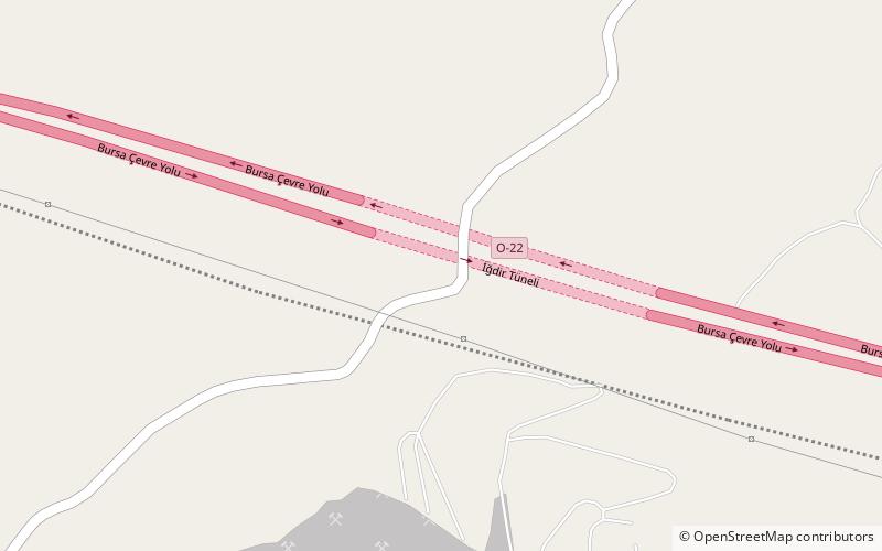 igdir tunnel bursa location map