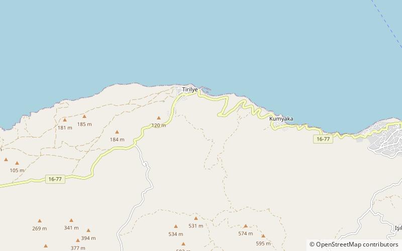 batheos rhyakos kloster tirilye location map
