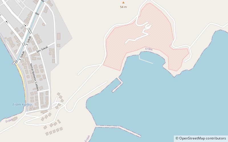 erdek naval base location map