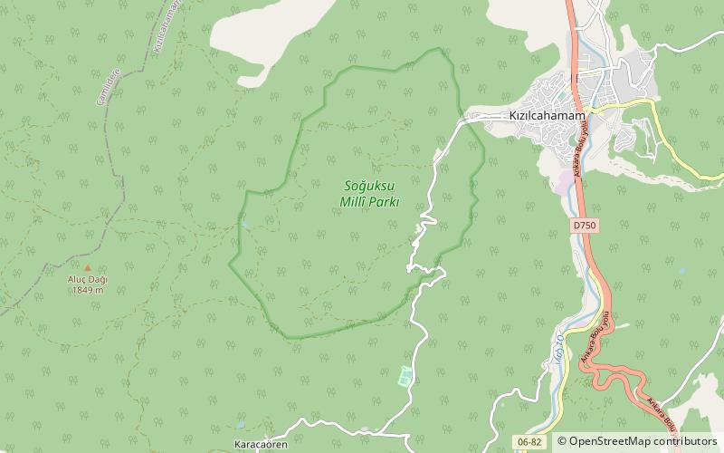 Soğuksu National Park location map