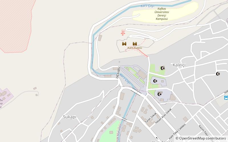 ilbeyoglu hamami kars location map