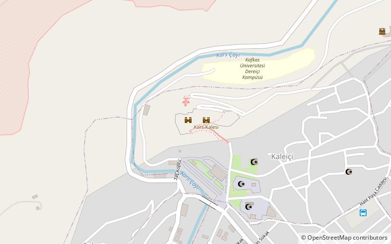 Castle of Kars location map