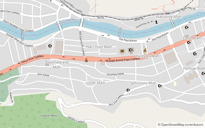 amasya museum location map