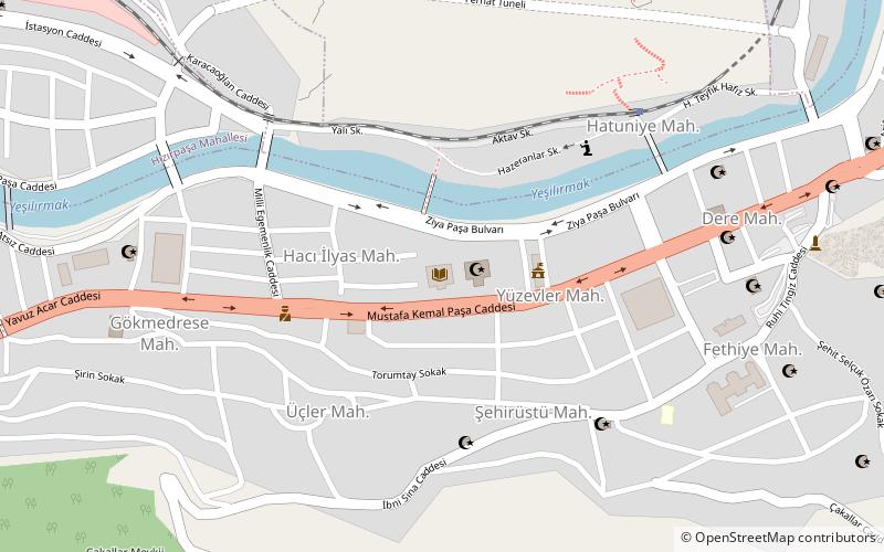 sultan beyazit kulliyesi amasya location map
