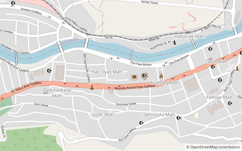 Amasya Museum location map