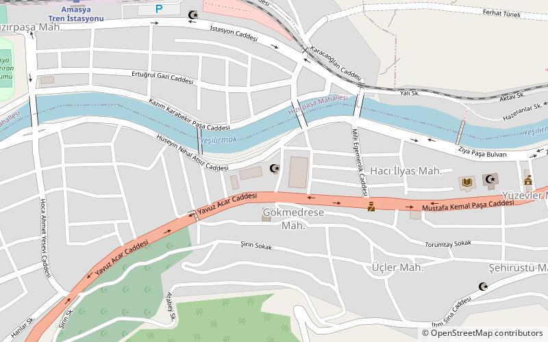 yorguc pasa camisi amasya location map