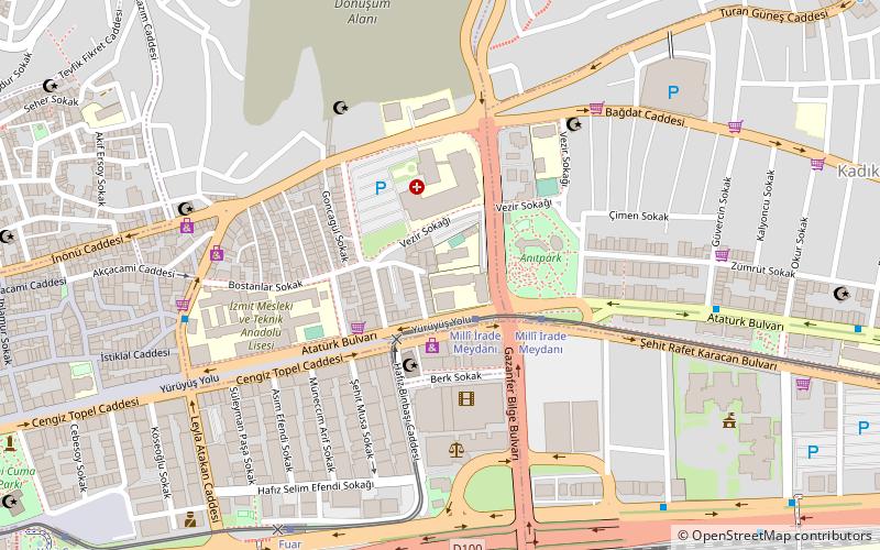 kocaeli university izmit location map