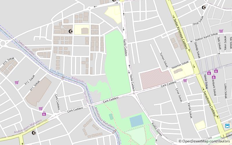 sakarya ataturk stadium adapazari location map