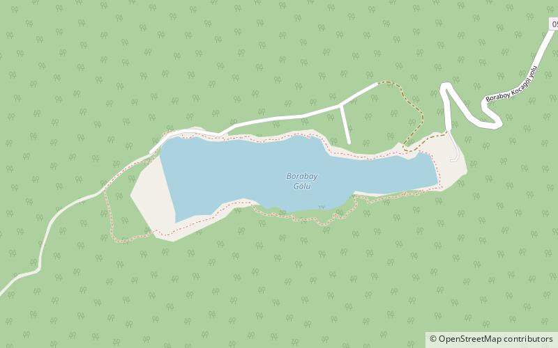 Lake Borabay location map