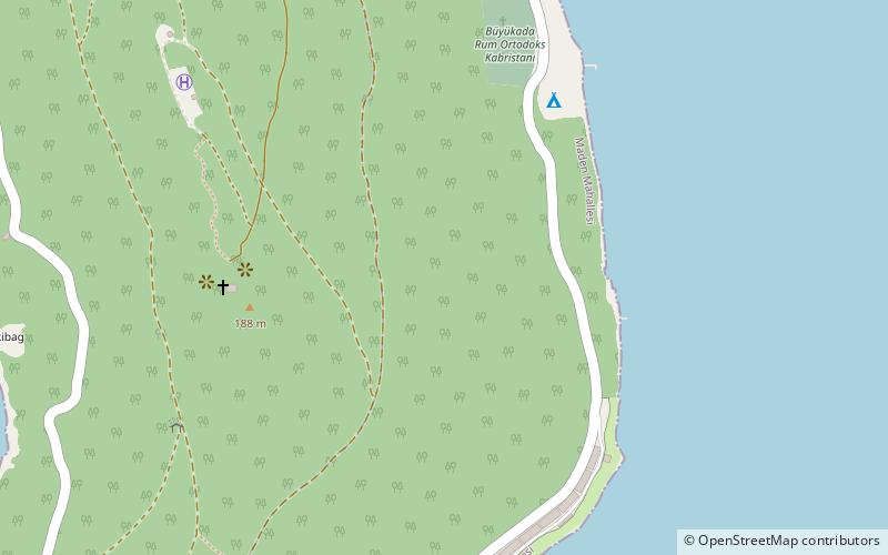 Büyükada Nature Park location map