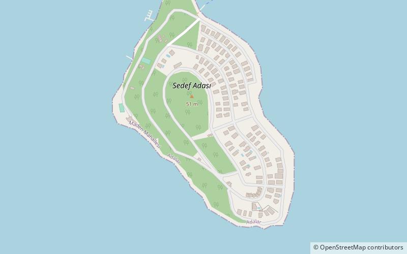 Sedef Island location map