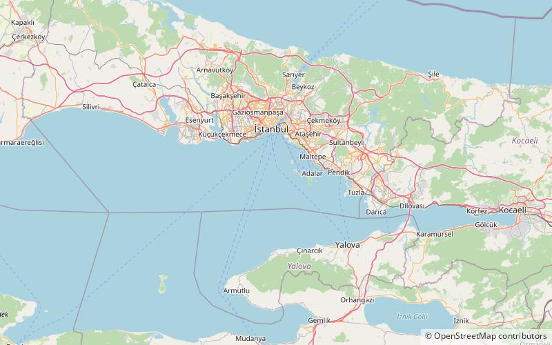 Byzantium location map