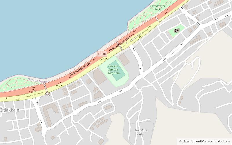 Giresun Atatürk Stadium location map