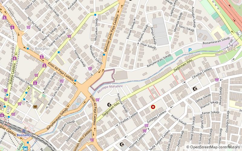 bostanci gosteri merkezi istanbul location map