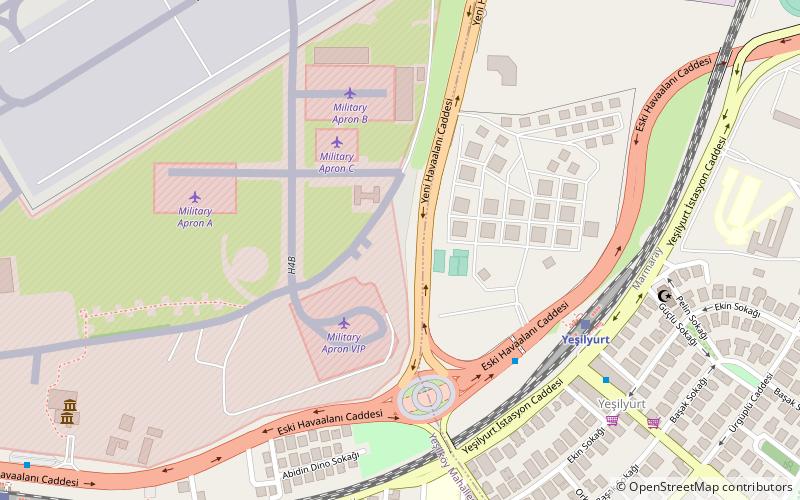 Yeşilköy location map