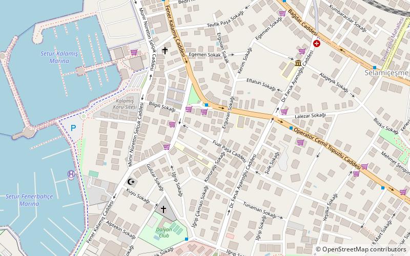 fenerbahce estambul location map