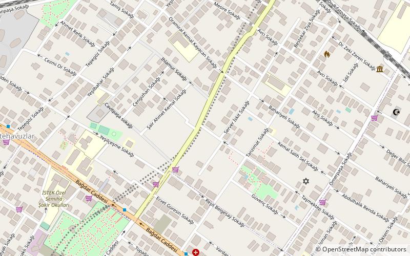 caddebostan synagogue stambul location map