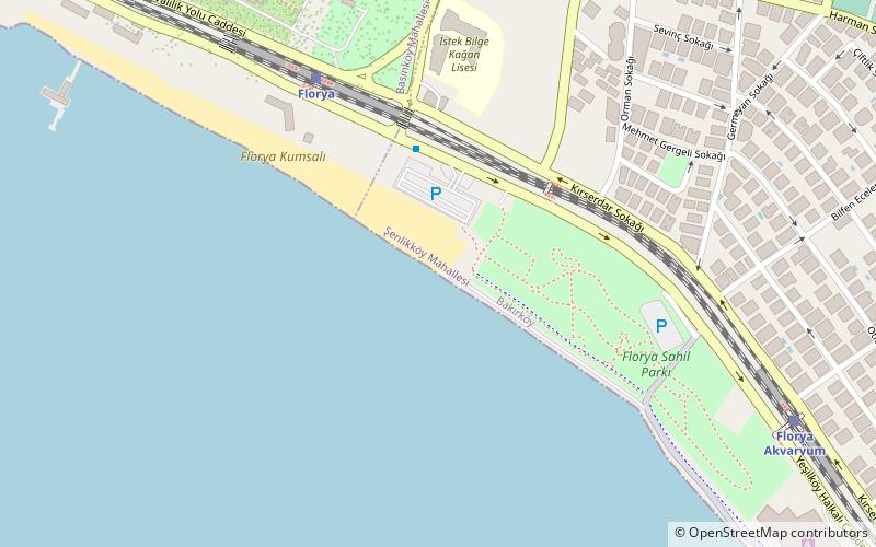 Florya location map
