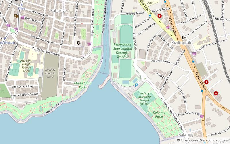 fenerbahce rowing estambul location map