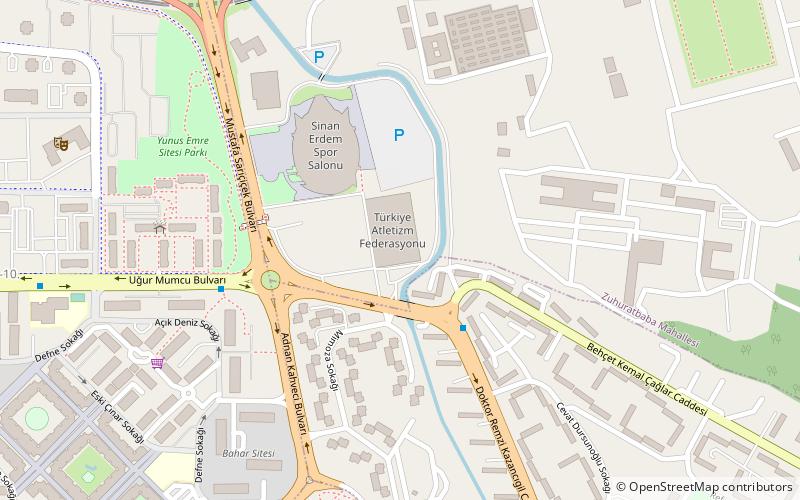 atakoy olympic pool stadium istanbul location map