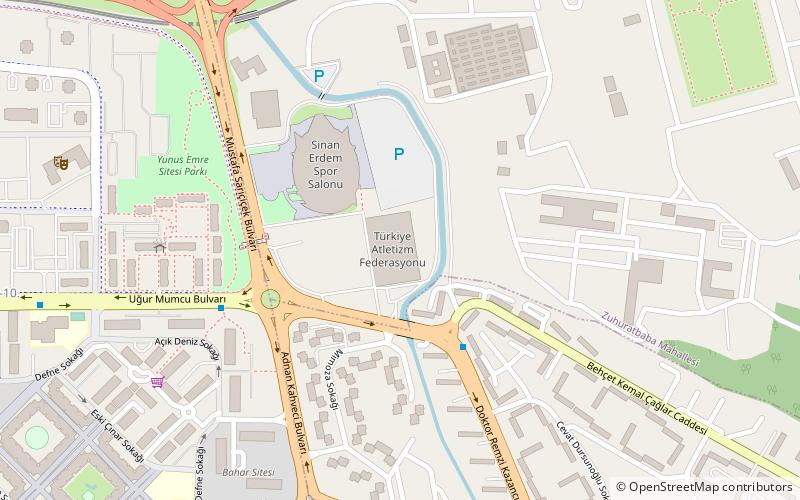 Ataköy Athletics Arena location map
