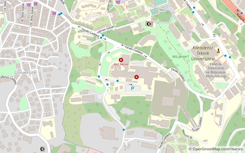 avrasya university trabzon location map