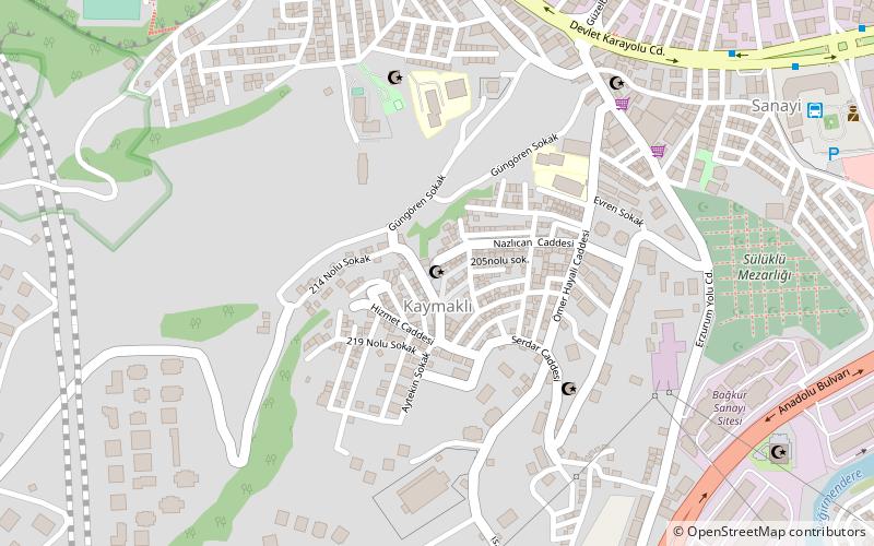 Kaymaklı Monastery location map