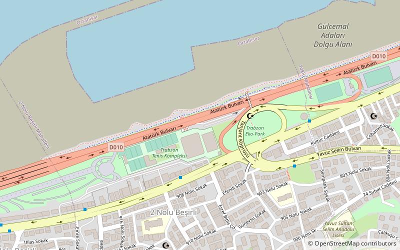 Beşirli Tennis Courts location map