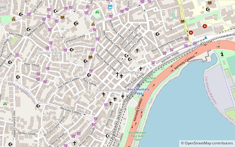 St. Menas location map