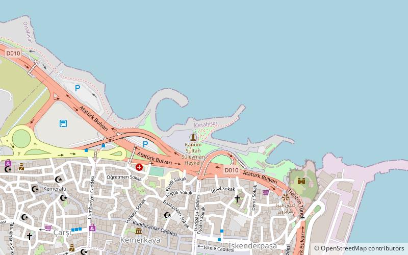 saint gregory of nyssa church trabzon location map
