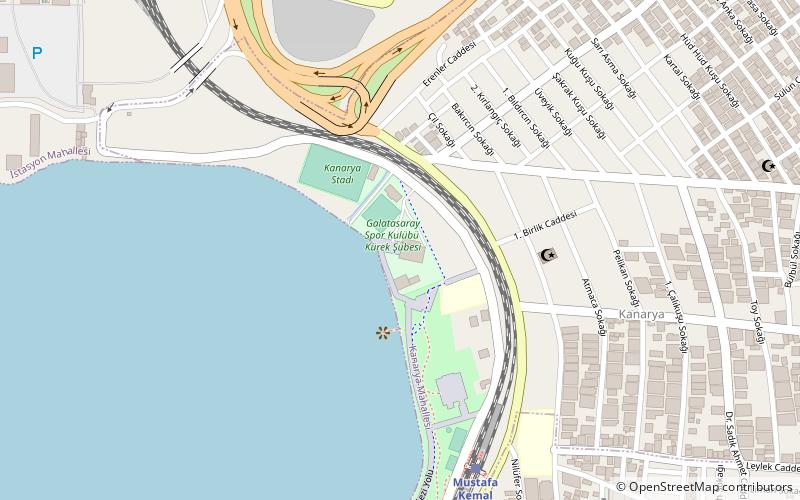 Galatasaray Rowing location map