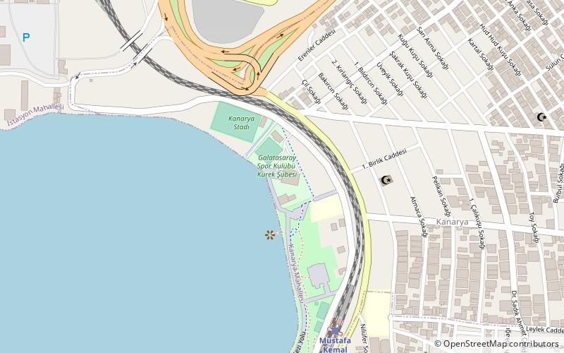 galatasaray rowing stambul location map