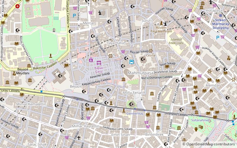 sandal bedesten istanbul location map
