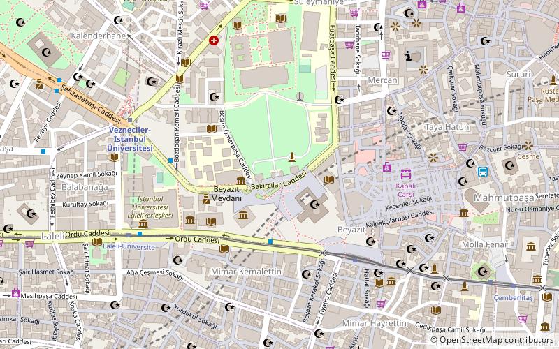 Istanbul University Observatory location map