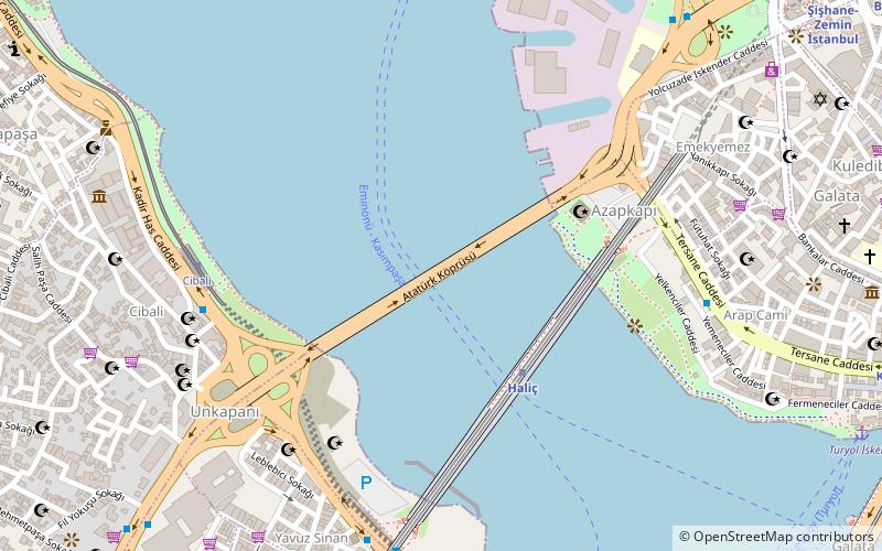 Atatürk Bridge location map