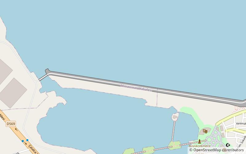 Büyükçekmece Dam location map