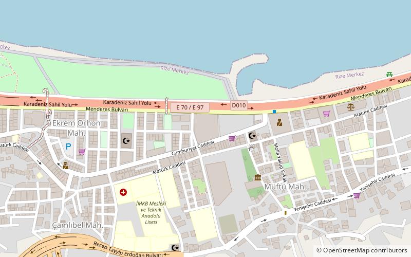 Yeni Rize Şehir Stadı location map