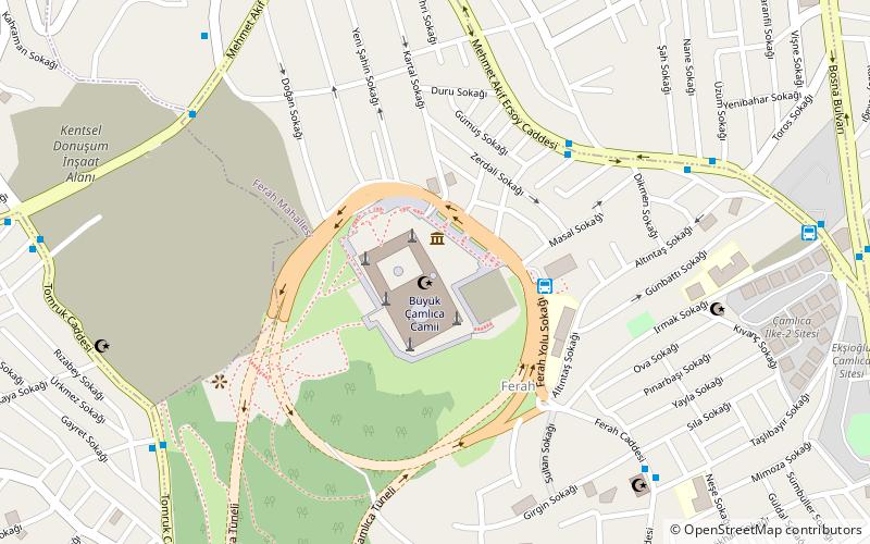 Çamlıca Cami location map