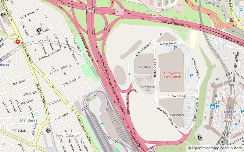ora arena istanbul location map