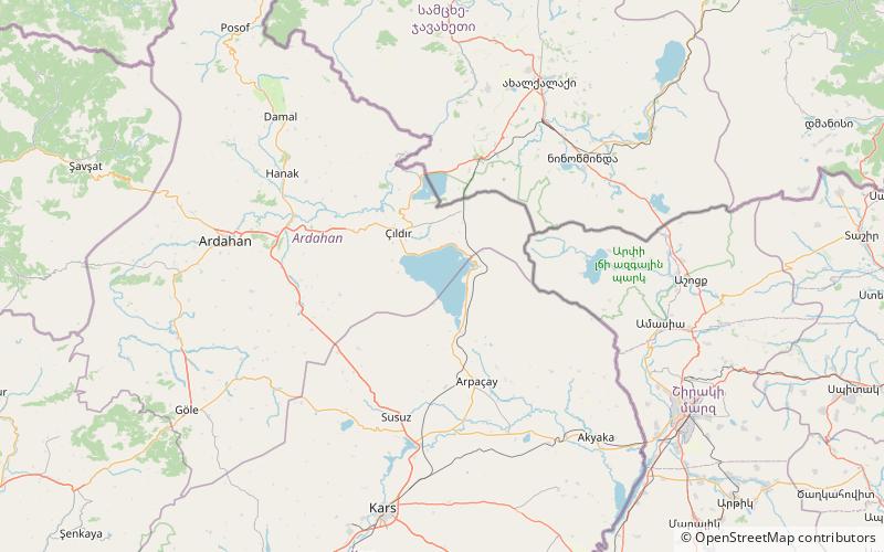 Lake Çıldır location map