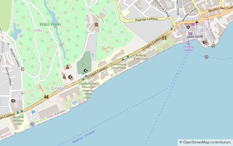 Feriye-Palast location map