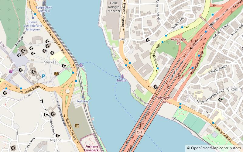 Sütlüce Pier location map