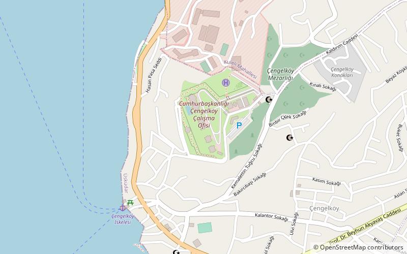 Vahdettin Pavilion location map
