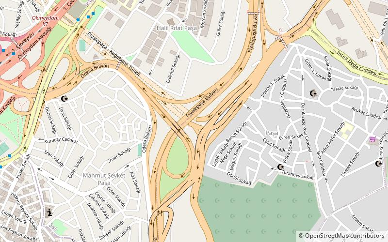 Kağıthane–Piyalepaşa Tunnel location map