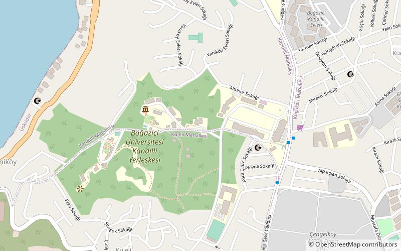 Kandilli Observatory location map