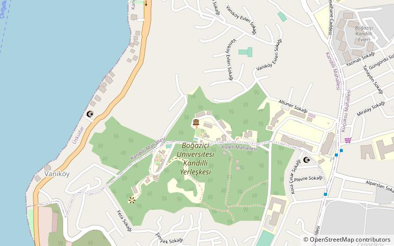 kandilli earthquake museum estambul location map