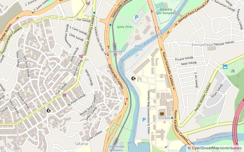fil bridge estambul location map
